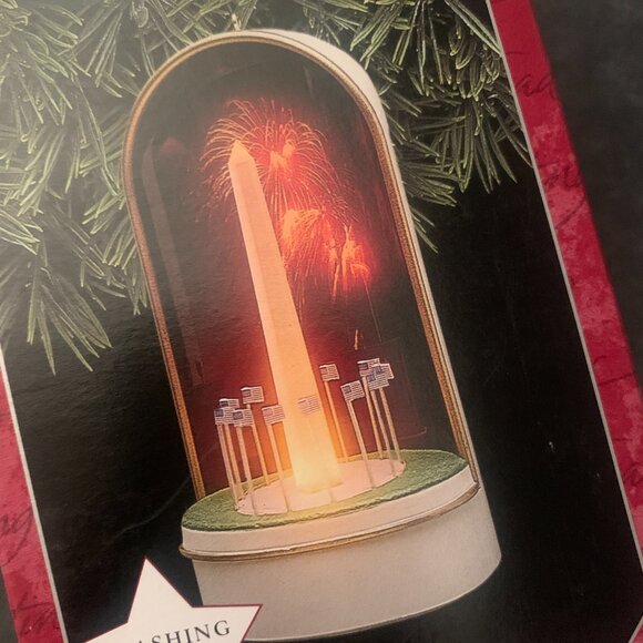 1998 The Washington Monument Magic Light & Sound New in Box Hallmark - Picture 7 of 7